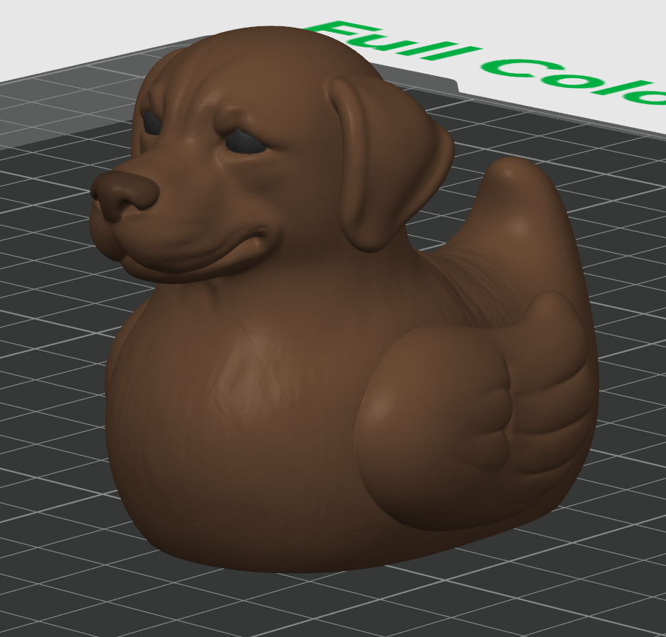 Labrador Duck – 3D Printed Rubber Duck Figurine Collectible