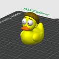 Morty Duck – 3D Printed Rubber Duck Figurine Collectible