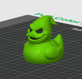 Oogie Boogie Duck – 3D Printed Rubber Duck Figurine Collectible