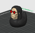 Ozzy Osborne Duck – 3D Printed Rubber Duck Figurine Collectible
