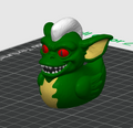 Spike Duck – 3D Printed Rubber Duck Figurine Collectible