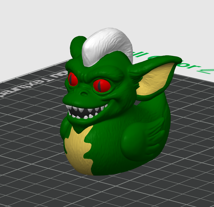 Spike Duck – 3D Printed Rubber Duck Figurine Collectible