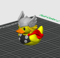 Thor Duck – 3D Printed Rubber Duck Figurine Collectible