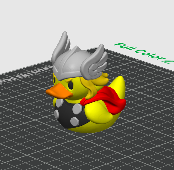 Thor Duck – 3D Printed Rubber Duck Figurine Collectible