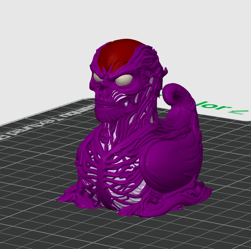 Vecna Duck – 3D Printed Rubber Duck Figurine Collectible
