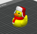 Winter Duck – 3D Printed Rubber Duck Figurine Collectible