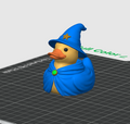 Wizard Duck – 3D Printed Rubber Duck Figurine Collectible