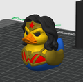 Wonder Woman Duck – 3D Printed Rubber Duck Figurine Collectible