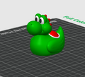 Yoshi Duck – 3D Printed Rubber Duck Figurine Collectible